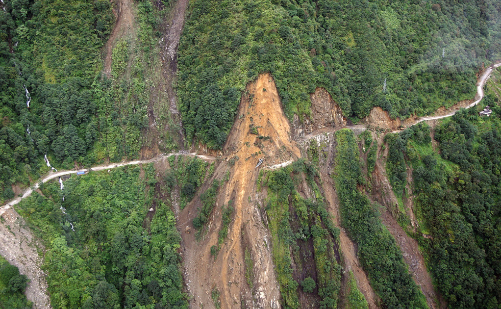 Landslide vs Human spirit